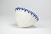 Sheoak Edge - porcelain with hand painted cobalt 9 x 14 x 14cm